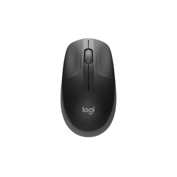 Logitech M190 Full-Size Wireless Mouse - Black | M190