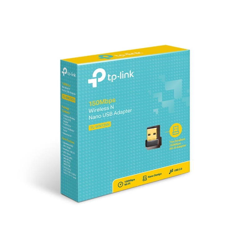 TP-LINK WIRELESS USB ADAPTER 150MBPS TL-WN725N