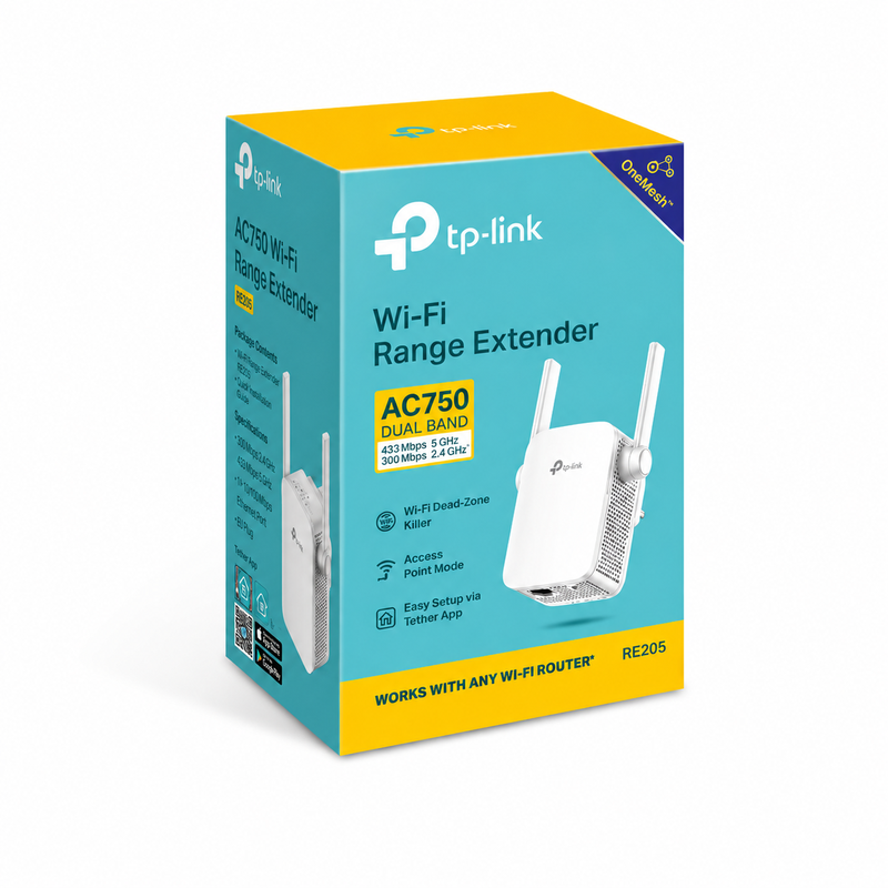 TP-LINK AC750 WIFI RANGE EXTENDER