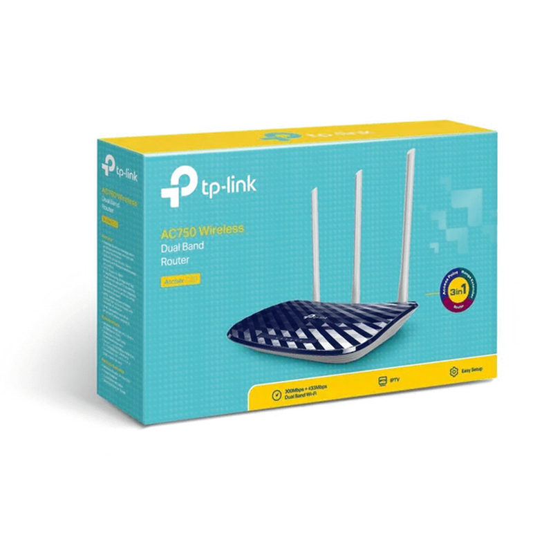 TP-LINK AC750 WIRELESS ROUTER DUAL BAND ARCHER C20